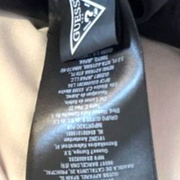 Guess Men's Cream Front-Zip Logo Faux Fur Hooded Parka Coat Jacket Size XL//TG - Picture 10 of 12